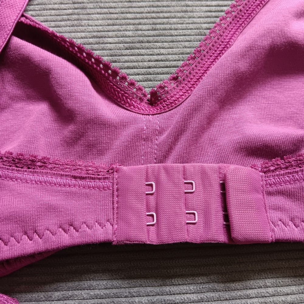 DKNY Bralette Bundle Womens M Purple Grey New 3 Pack Cotton Lace Triangle Scoop - Picture 4 of 8